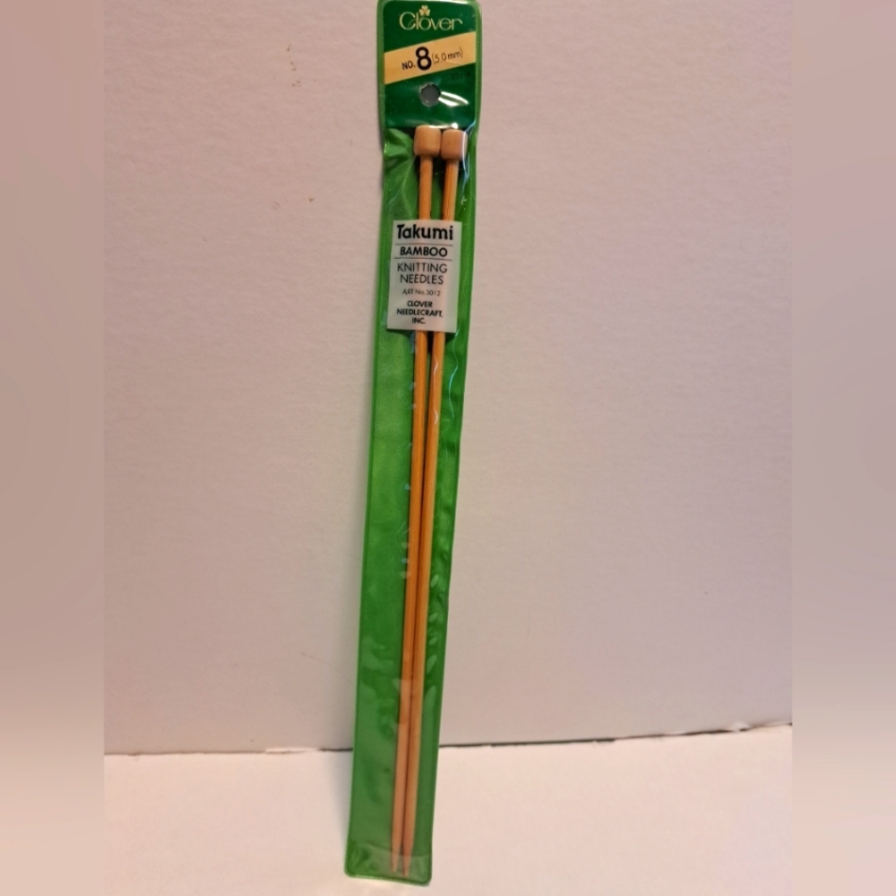 Clover knitting needle Takumi Bamboo no.8 (5.0 mm)
